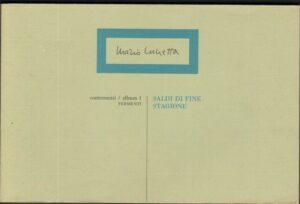 SALDI DI FINE STAGIONE  di Mario Lunetta con tavole Francesco Paolo Delle Noci