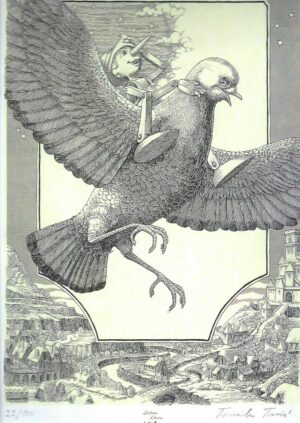 SERIGRAFIA Numerata e firmata su Pinocchio (Galleria Libreria dell'Arco)