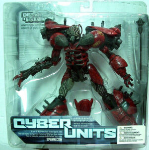 Spawn Cyber Units 001: Defender Red (Rosso). Action Figure cm 18. McFarlane Toys - Nuovo