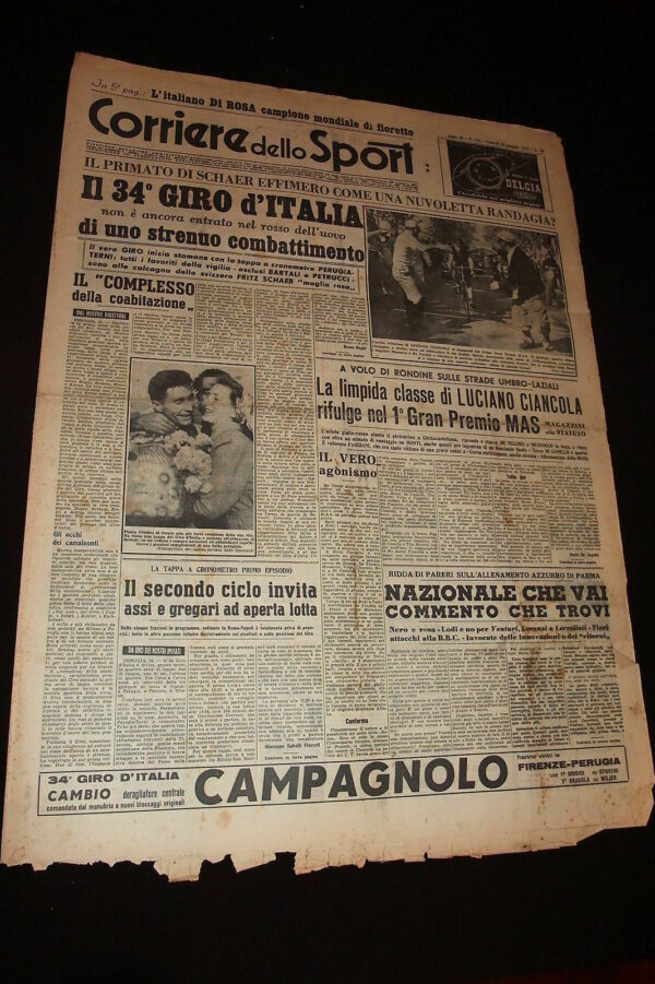 ST-CORRIERE-DELLO-SPORT-anno-32-n124-25-maggio-1951-CICLISMO-FIORETTO-GP-111080887738
