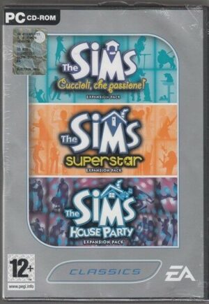 The Sims Classics Expansion Pack: Cuccioli che passione!, Superstar, House Party - Videogioco PC