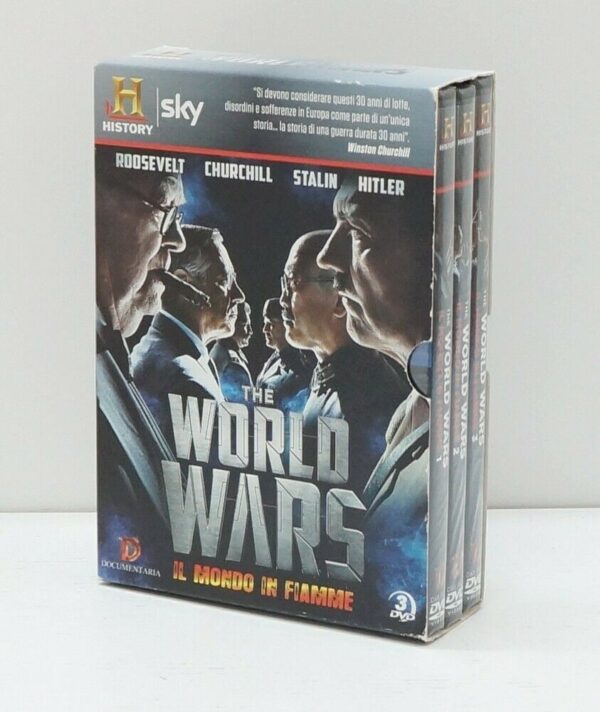 THE-WORLD-WARS-Il-Mondo-in-Fiamme-n-3-DVD-ITA-con-Cofanetto-113919331448