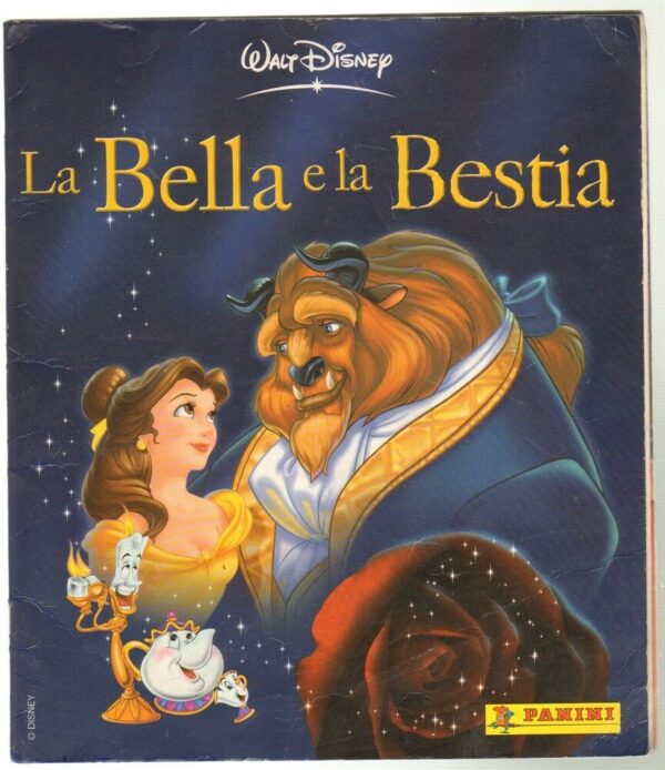Walt-Disney-ALBUM-FIGURINE-LA-BELLA-E-LA-BESTIA-ed-Panini-2002-Quasi-completo-113235165598