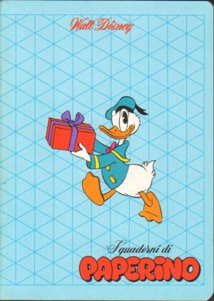Walt Disney Quaderno PAPERINO Anni '70/'80 by Pigna a quadretti