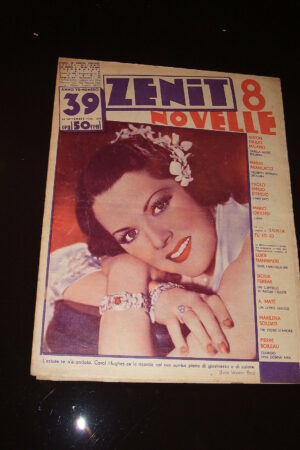 ZENIT (8 NOVELLE) anno VII N.39 rivista del 1936