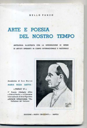 ARTE E POESIA DEL NOSTRO TEMPO. VOL. VII di Nello Punzo 1976 Nuovi Orizzonti