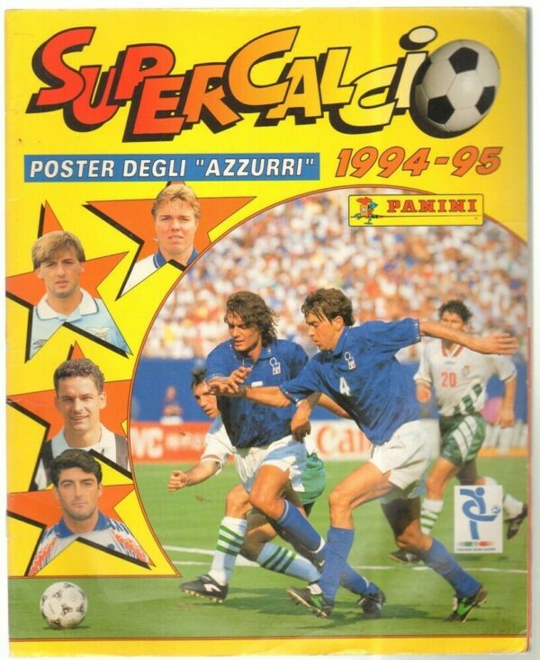 Album-CALCIATORI-SUPERCALCIO-1994-95-Incompleto-con-Poster-Panini-113639940339