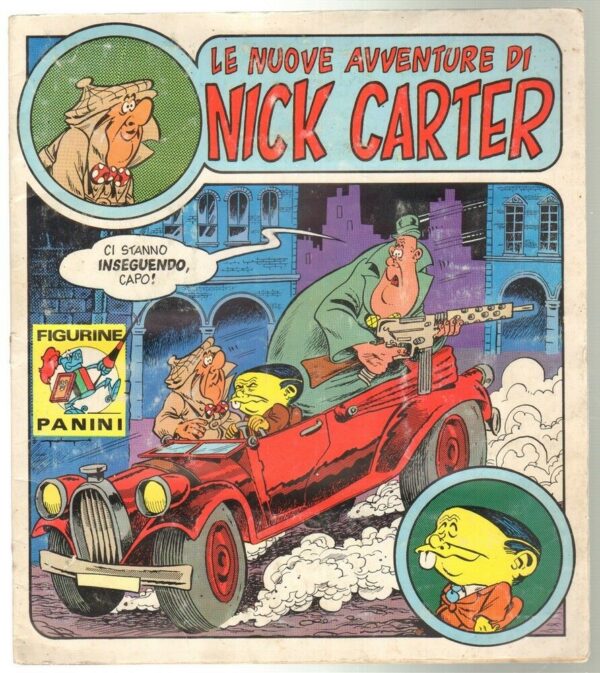 Album-Figurine-LE-NUOVE-AVVENTURE-DI-NICK-CARTER-ed-Panini-1977-INCOMPLETO-113277968029