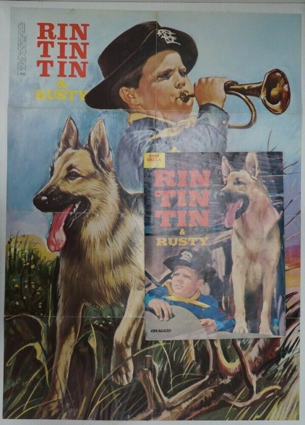 Album-Figurine-RIN-TIN-TIN-RUSTY-con-Poster-Anni-70-D-N-Milano-Edizioni-123640393059