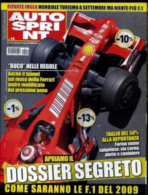 Autosprint 2008 n.19 Maggio - Trulli, Liuzzi, Kovalainen, Senna