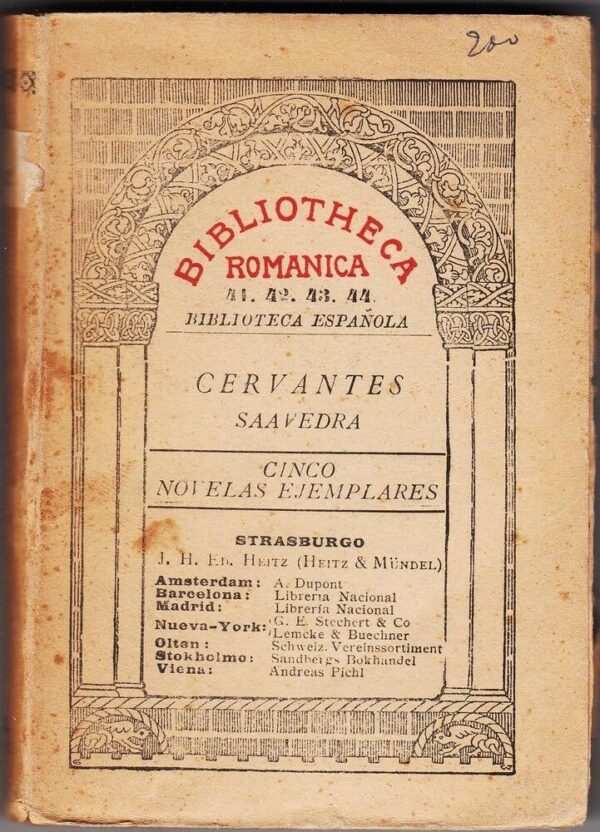 BIBLIOTHECA-ROMANICA-41-44-CINCO-NOVELAS-EJEMPLARES-di-C-Saavedra-ed-Heits-121755247539