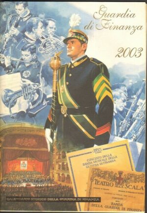 CALENDARIO GURARDIA DI FINANZA Anno 2003 Senza cordoncino originale