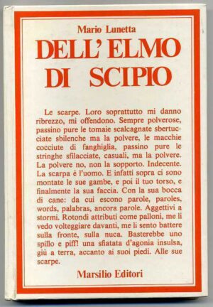 DELL'ELMO DI SCIPIO di Mario Lunetta 1° ed. 1974 Marsilio