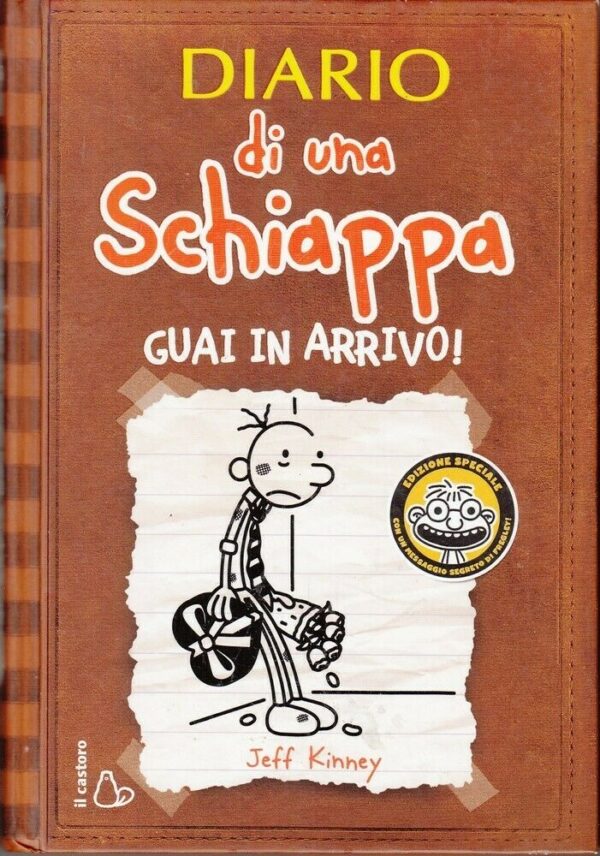 DIARIO-DI-UNA-SCHIAPPA-GUAI-IN-ARRIVO-di-Jeff-Kinney-ed-Il-Castoro-113804913499