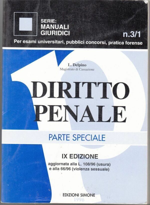 DIRITTO-PENALE-PARTE-SPECIALE-di-L-Delpino-ed-Simone-1996-112394214889