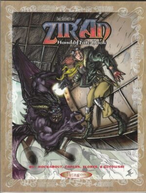 HAND OF FATE BOOK. The Secret of Ziran in Inglese ed. Paragon Games