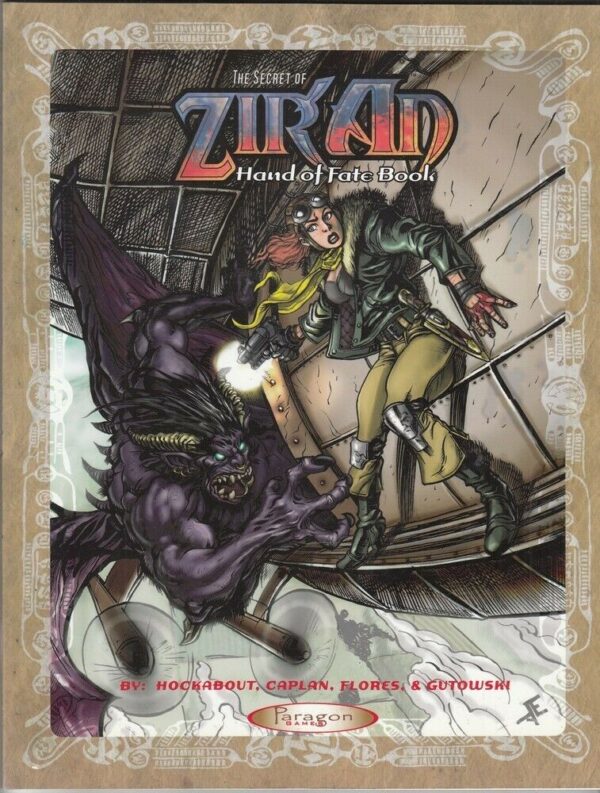 HAND-OF-FATE-BOOK-The-Secret-of-Ziran-in-Inglese-ed-Paragon-Games-124098922819