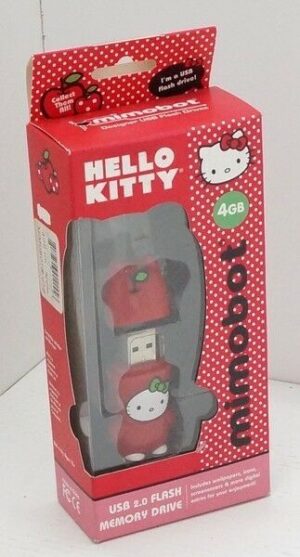 HELLO KITTY APPLE Mimobot Memoria USB Portatile 4 GB Mimoco
