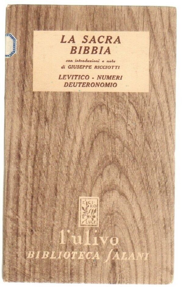 LA-SACRA-BIBBIA-Levitico-Numeri-Deuteronomio-ed-Salani-Collana-LUlivo-113065993949