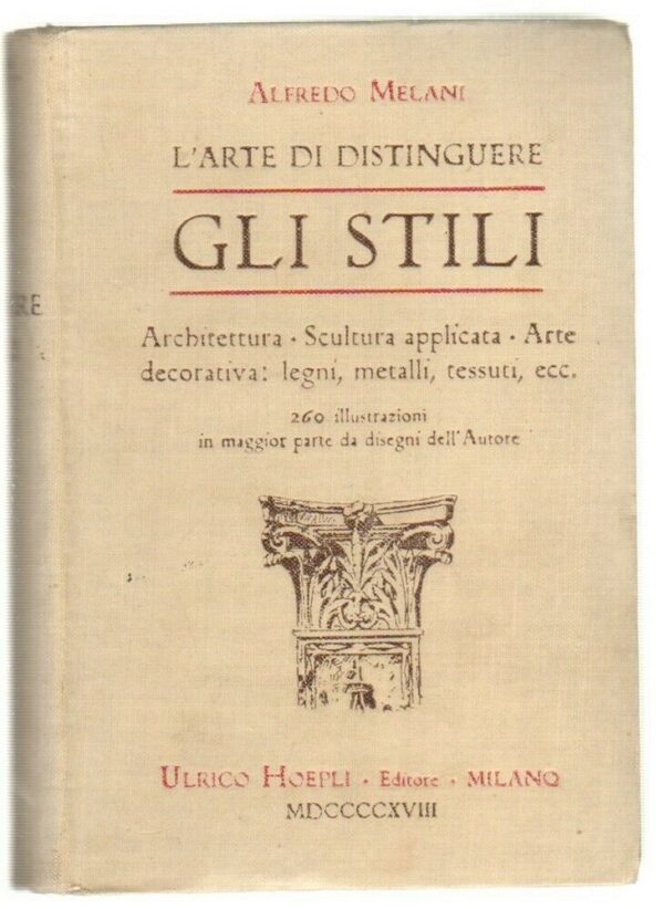 LArte-di-distinguere-gli-stili-di-Alfredo-Melani-Hoepli-123673958879