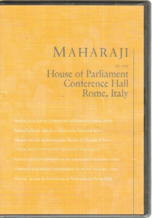 MAHARAJI AT THE HOUSE OF PARLIAMENT CONFERENCE HALL ROME DVD