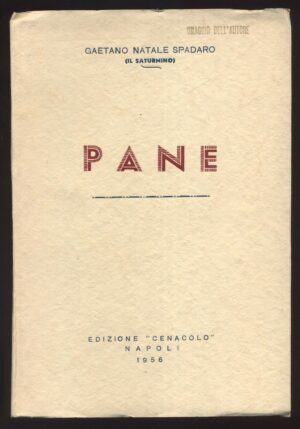 Pane di Gaetano Natale Spadaro ed. Cenacolo
