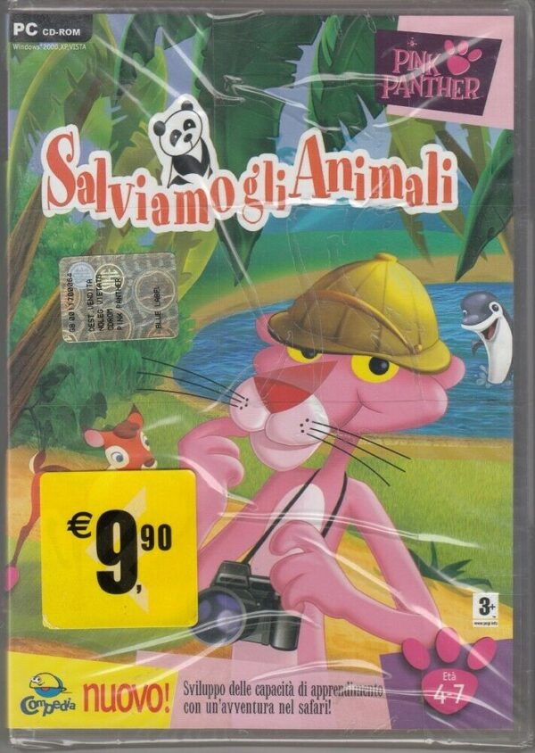 PINK-PANTHER-SALVIAMO-GLI-ANIMALI-Videogioco-PC-ITA-113915776859
