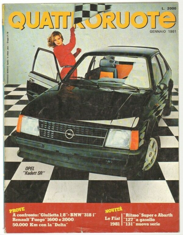 Quattroruote-1981-Gennaio-n-303-Prove-Giulietta-18-BMW-318i-Renault-Fuego-122996647429