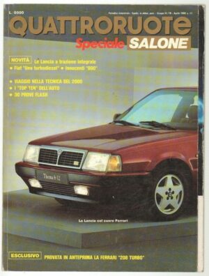 Quattroruote 1986 Aprile n. 11 Supplemento Speciale Salone