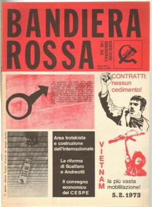 Quindicinale BANDIERA ROSSA Anno 1973 n. 2 del 5 Febbraio