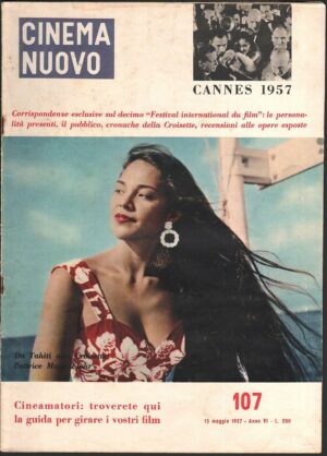 Rivista Cinema Nuovo n. 107 del 15 Maggio 1957
