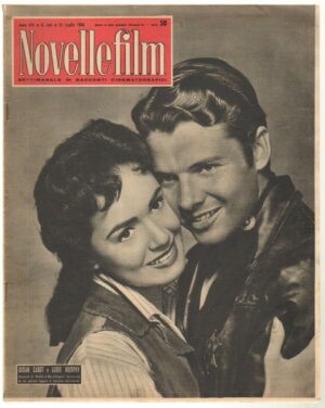 Rivista NOVELLEFILM Anno 1954 n. 345 - In copertina Susan Cabot e Audie Murphy