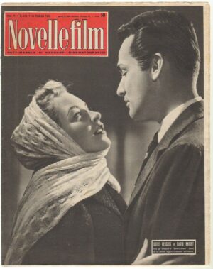 Rivista NOVELLEFILM Anno 1955 n. 373 - In copertina Odile Versois e David Knight