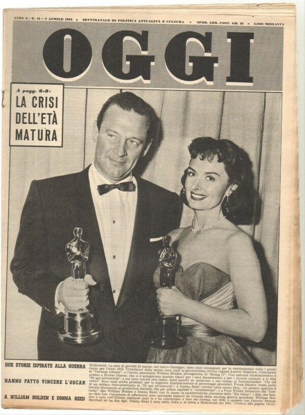 Rivista-OGGI-Anno-1954-n-14-dell-8-Aprile-In-copertina-William-Holden-e-Reed-123046065949