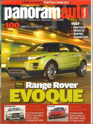 Rivista PANORAMAUTO RANGE ROVER EVOQUE n. 5 - Maggio 2011