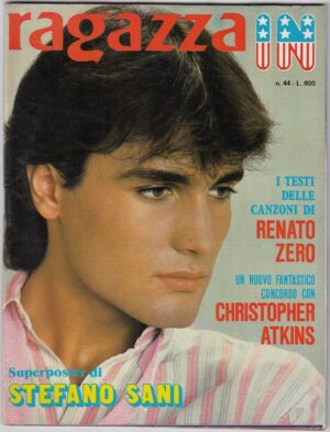 Rivista RAGAZZA IN Anni '80 Christian De Sica, Julio Iglesias