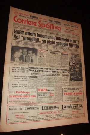 (ST) CORRIERE SPORTIVO anno X n. 37 (7 settembre 1958) HARY, RIVIERE, GALLETTI..