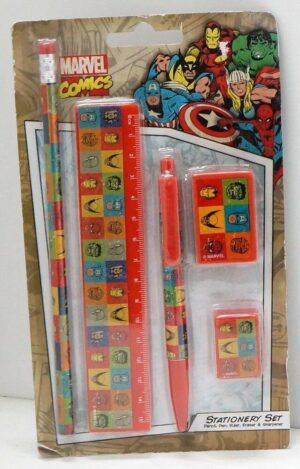 Set di Cancelleria MARVEL COMIX Stationery Set 5 pezzi Piramid International