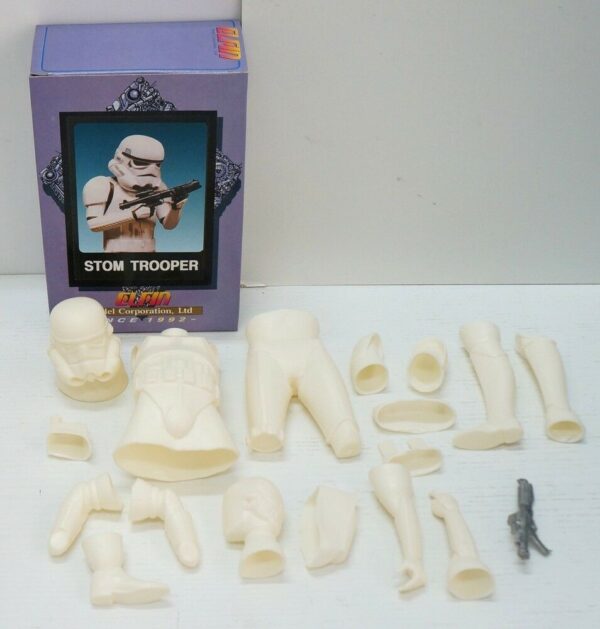 Star-Wars-STORM-TROOPER-Soft-Vinyl-Kit-da-Montare-e-Colorare-Scala-16-Elfin-123598825599