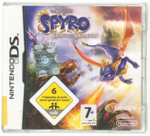 THE LEGEND OF SPYRO DAWN OF THE DRAGON Triangolo Rosa Nintendo DS PAL SPAGNOLO