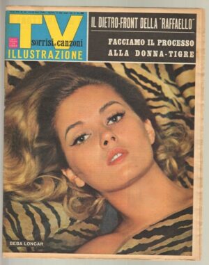 TV Sorrisi e Canzoni anno 1965 n. 46 - 14 / 20 Novembre in copertina Beba Loncar