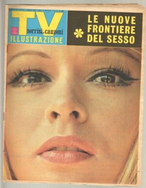 TV Sorrisi e Canzoni anno 1966 n. 32 - 7 Agosto in copertina Evy Marandi