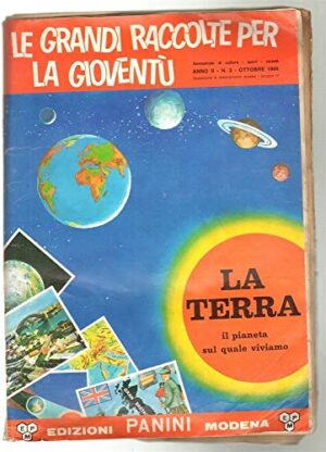 Album Figurine La Terra. Le Grandi Raccolte per la Gioventù Anno 1966