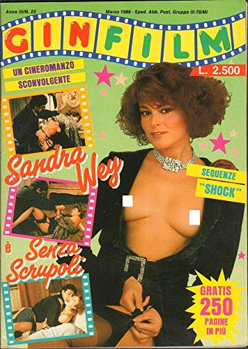 Gin-Film-Rivista-erotica-Anno-1988-marzo-n23-Sandra-Wey-Leda-Ciccone-la-cugina-di-Madonna-B07YYKS8W3